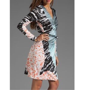 Diane Von Furstenberg Black - VALENCIA DRESS IN ROCKSCAPE